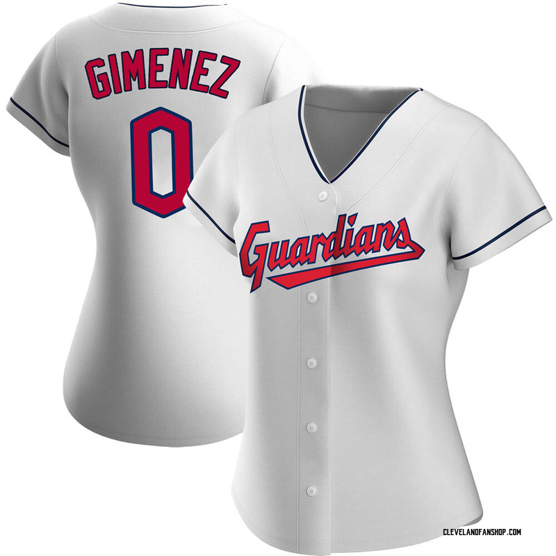 Game Used Jersey - Andres Gimenez #0 - 10/2/2021 Indians @ Rangers