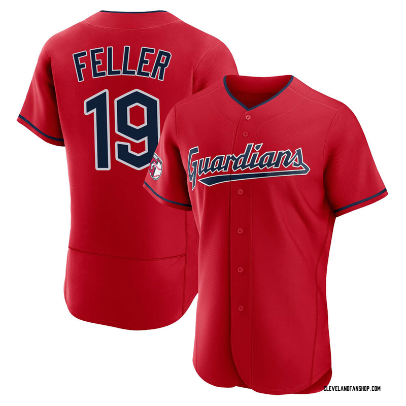 Bob Feller Youth Cleveland Guardians Road Jersey - Gray Replica