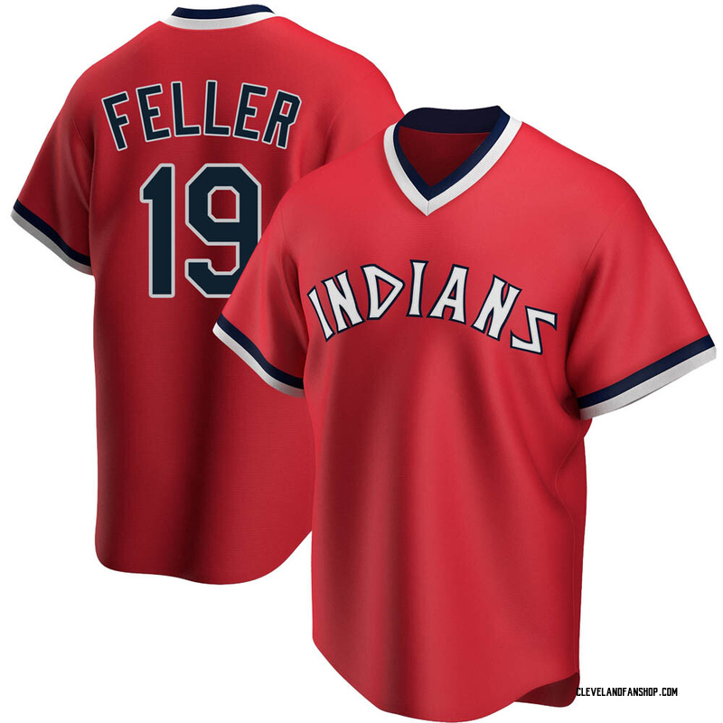 Bob Feller Youth Cleveland Guardians Road Jersey - Gray Replica