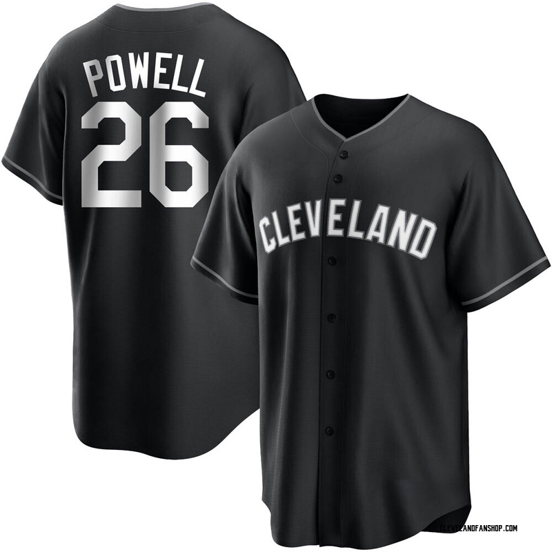 Boog Powell Men's Cleveland Guardians Road Jersey - Gray Authentic