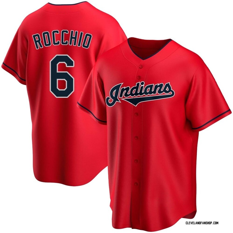 Majestic men's replica cleveland indians clearance cool base red cooperstown jersey