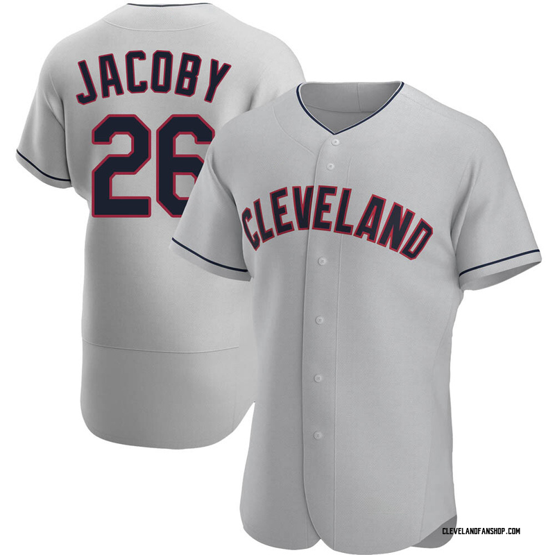 Brook Jacoby Men's Cleveland Guardians Road Jersey - Gray Authentic