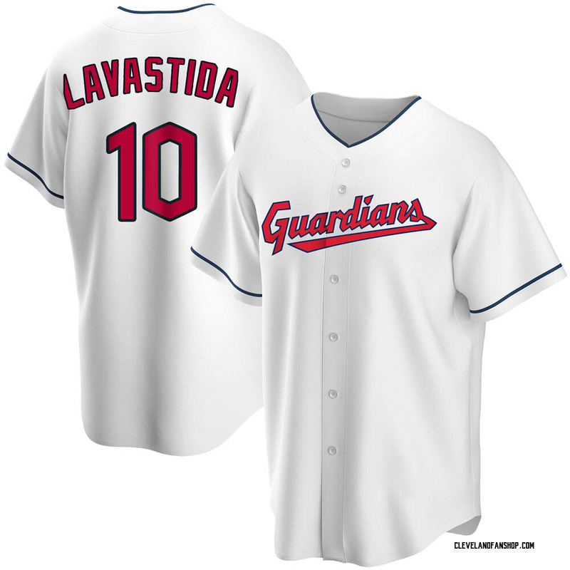 Bryan Lavastida Men's Cleveland Guardians Home Jersey - White Replica