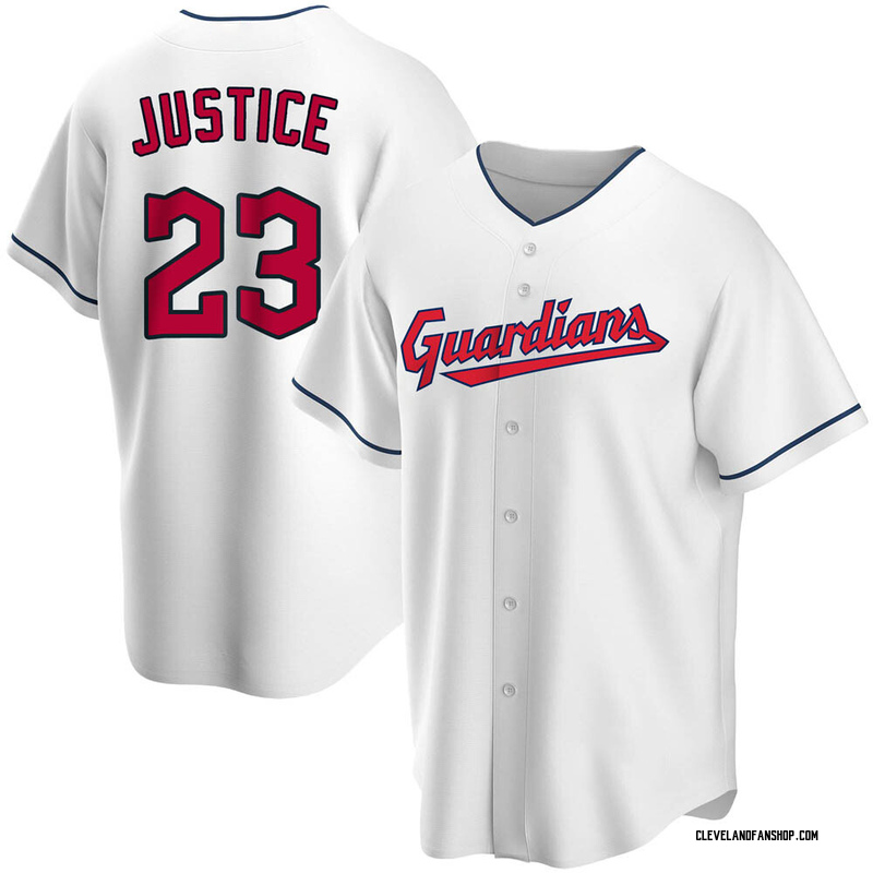 David Justice Indians Jersey Cleveland World Series 90s