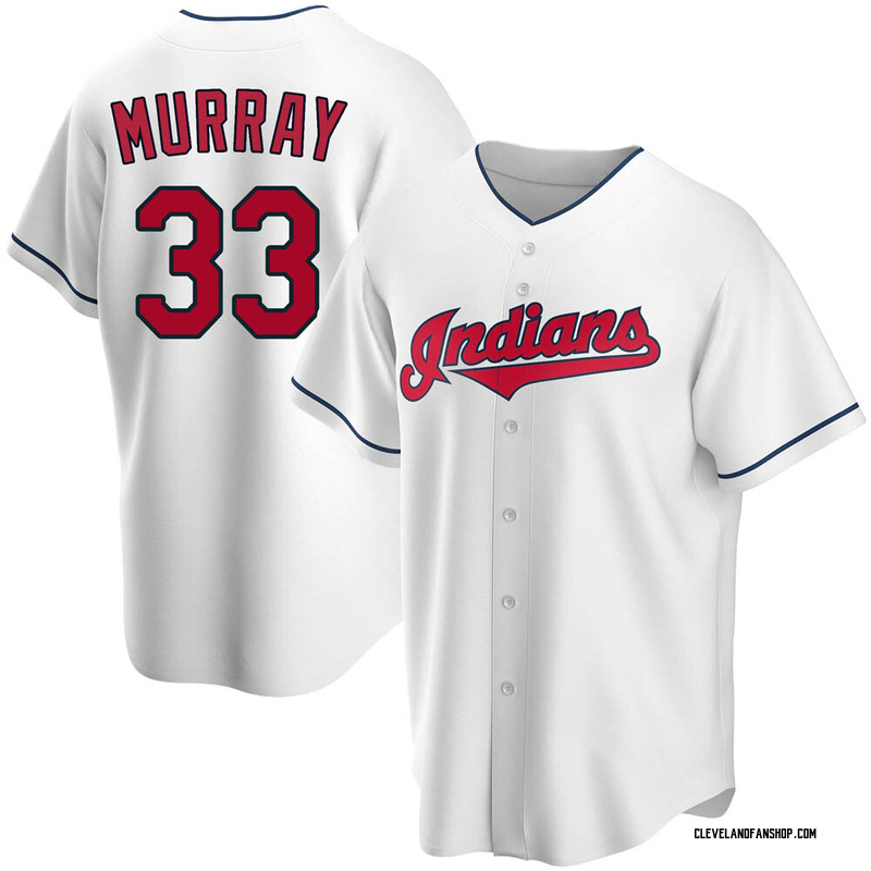 Eddie Murray Men's Cleveland Guardians Jersey - Black/White Replica