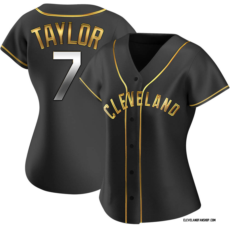 Jake Taylor Women's Cleveland Guardians Alternate Jersey - Black Golden  Replica