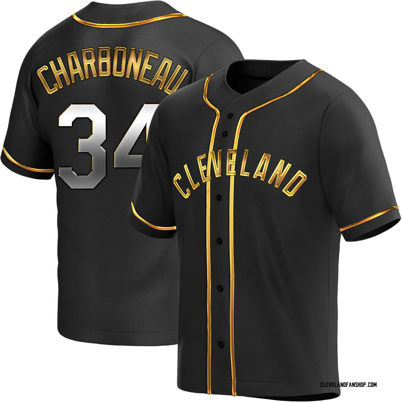 Joe Charboneau Men's Cleveland Guardians Alternate Jersey - Navy