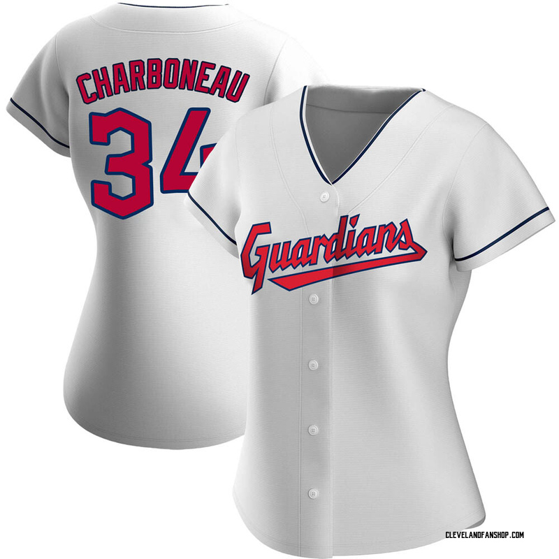 Joe Carter Women's Cleveland Guardians Home Jersey - White Authentic