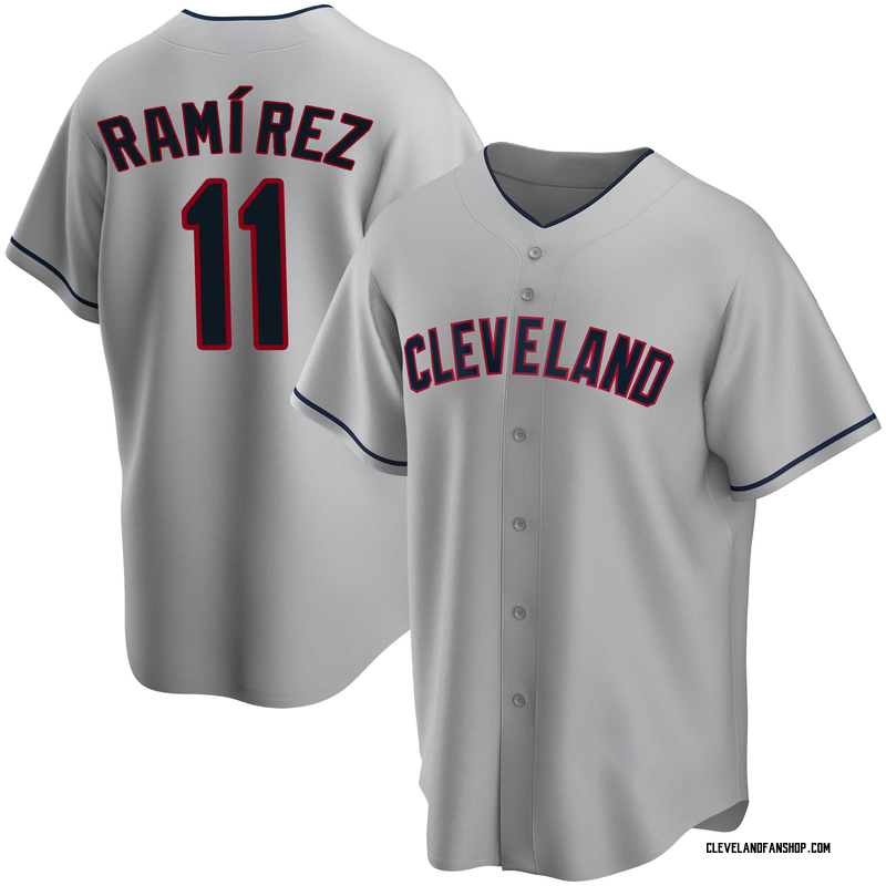 Men's Cleveland Indians Jose Ramirez Nike White Home Replica