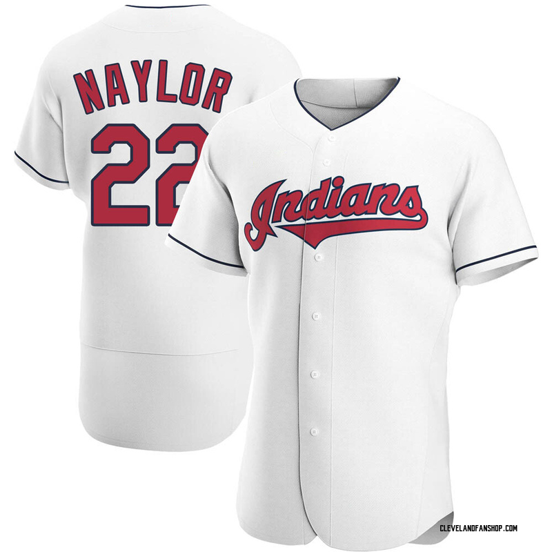 Josh Naylor Men's Cleveland Guardians Jersey - Black/White Replica