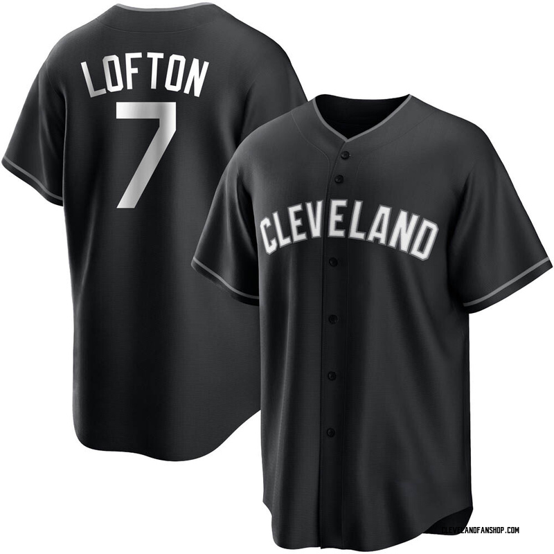 Kenny Lofton Men's Cleveland Guardians Home Jersey - White Replica