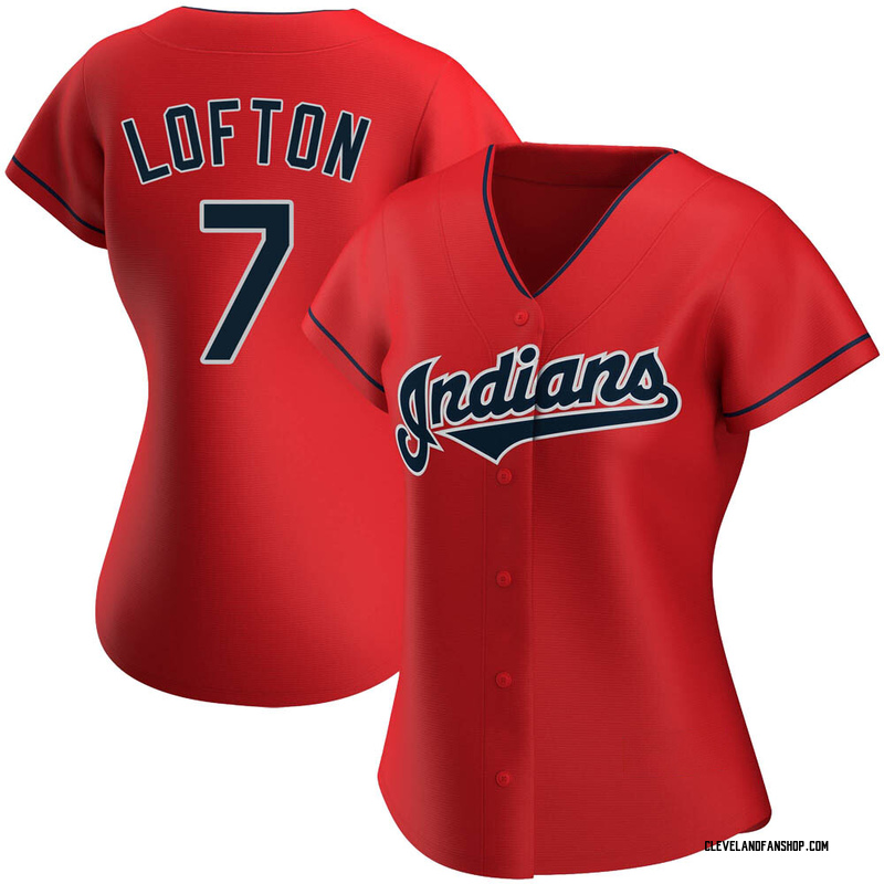 Kenny Lofton Women's Cleveland Guardians Home Jersey - White Authentic