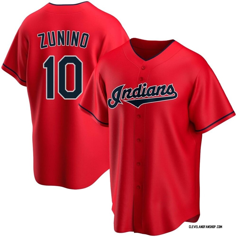 Wholesale Dropshipping Men's Cleveland Guardians Mike Zunino Red