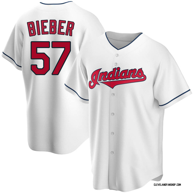 MLB Cleveland Guardians (Shane Bieber) Men's Replica Baseball Jersey