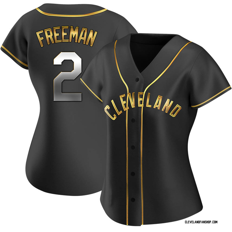 Tyler Freeman Cleveland Indians Signed Custom Style Red Inscribed Jersey JSA