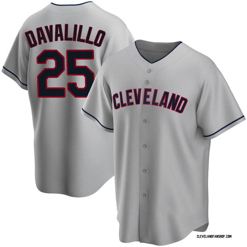 Men's Nike Gray Cleveland Guardians Road Authentic Team Jersey